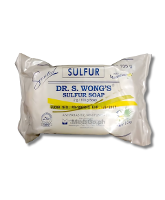 Image of DR. S. WONG'S SULFUR SOAP (SCENTED WITH MOISTURIZER) SULFUR 2G / 100G SOAP 135G
