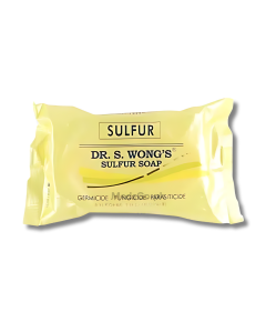 Image of DR. S. WONG'S SULFUR SOAP (YELLOW) SULFUR 2G / 100G SOAP 80G