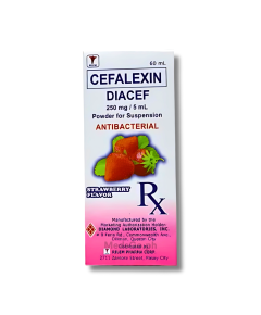 Image of DIACEF CEFALEXIN MONOHYDRATE 250MG / 5ML POWDER FOR SUSPENSION 60ML