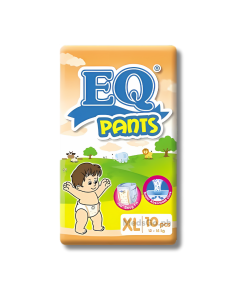 Image of EQ PANTS DIAPER XL 10'S