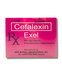 Image of EXEL CEFALEXIN 500MG - 1 CAPSULE