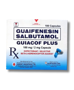 Image of GUIACOF PLUS GUAIFENESIN / SALBUTAMOL 100MG / 2MG - 1 CAPSULE