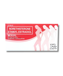 Image of MICROPIL NORETHISTERONE / ETHINYLESTRADIOL 400MCG / 35MCG TABLET 21'S