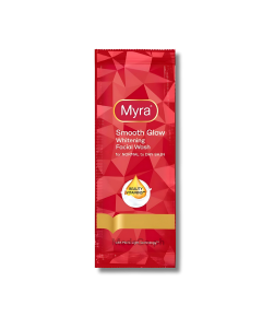 Image of MYRA SMOOTH GLOW WHITENING FACIAL WASH 10ML RED