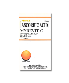 Image of MYREVIT-C ASCORBIC ACID 100MG / ML ORAL DROPS 15ML ORANGE