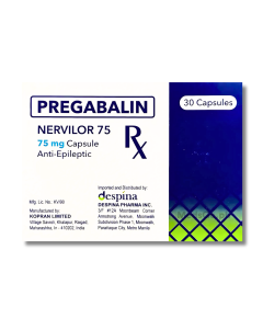 Image of NERVILOR PREGABALIN 75MG - 1 CAPSULE