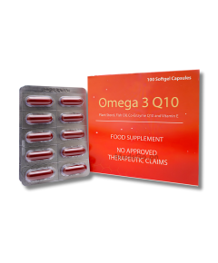 Image of OMEGA 3 Q10 PLANT STEROL / FISH OIL / CO-ENZYME Q10 / VITAMIN E - 1 SOFTGEL CAPSULE