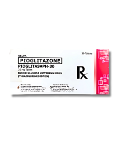 Image of PIOGLITASAPH-30 PIOGLITAZONE HYDROCHLORIDE 30MG TABLET 1'S