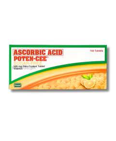 Image of POTEN-CEE ASCORBIC ACID 500MG - 1 TABLET ORANGE AND SUGAR-FREE