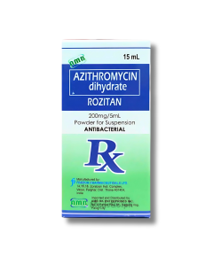 Image of ROZITAN AZITHROMYCIN 200MG / 5ML  POWDER FOR SUSPENSION 15ML