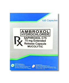Image of SAPHROXOL C75 AMBROXOL 75MG - 1 EXTENDED-RELEASE CAPSULE