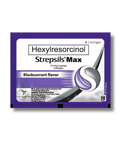 Image of STREPSILS MAX HEXYLRESORCINOL 2.4MG LOZENGE 6'S