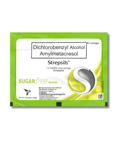Image of STREPSILS SUGAR-FREE DICHLOROBENZYL ALCOHOL / AMYLMETACRESOL 1.2MG / 600MCG LOZENGE 6'S