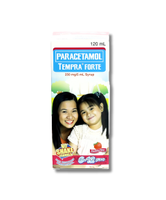 Image of TEMPRA FORTE PARACETAMOL 250MG / 5ML SYRUP 120ML STRAWBERRY