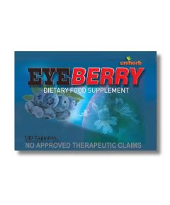 Image of UNIHERB EYEBERRY EYE BRIGHT FLOWER EXTRACT / BILLBERRY BERRIES 444MG / 75MG - 1 CAPSULE