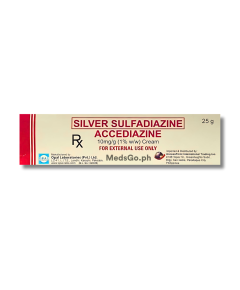Image of ACCEDIAZINE SILVER SULFADIAZINE 1% CREAM 25G