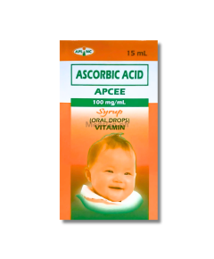 Image of APCEE ASCORBIC ACID 100MG / ML ORAL DROPS 15ML ORANGE