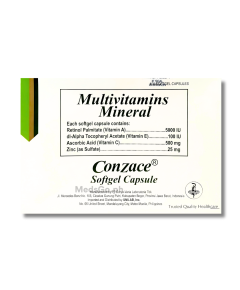 Image of CONZACE MULTIVITAMINS / MINERALS - 1 CAPSULE