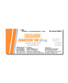 Image of DIAMICRON MR GLICLAZIDE 60MG - 1 TABLET