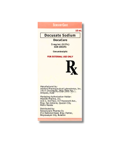 Image of DOCUCARE DOCUSATE SODIUM 0.5% EAR DROPS 10ML