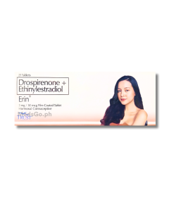 Image of ERIN DROSPIRENONE / ETHINYLESTRADIOL 3MG / 30MCG - 1 BOX X 21 TABS