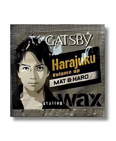 Image of GATSBY HARAJUKU VOLUME UP MAT & HARD STYLING WAX 3G 1'S