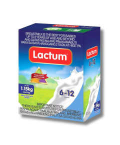 Image of LACTUM 6-12 MONTHS MILK PLAIN 1.15KG