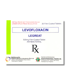 Image of LEGREAT LEVOFLOXACIN 500MG - 1 TABLET