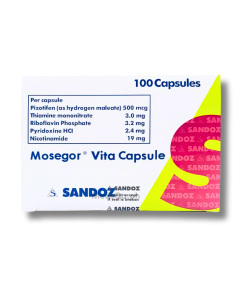 Image of MOSEGOR VITA PIZOTIFEN / VITAMIN B COMPLEX - 1 BOX X 100 CAPS