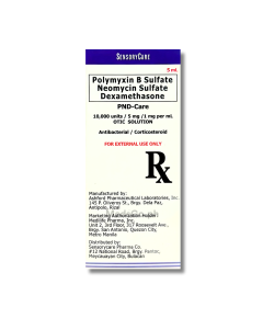 Image of PND-CARE POLYMYXIN B SULFATE / NEOMYCIN SULFATE / DEXAMETHASONE EAR DROPS EAR DROPS 5ML