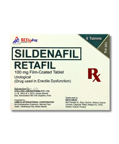 Image of RETAFIL SILDENAFIL 100MG - 1 TABLET