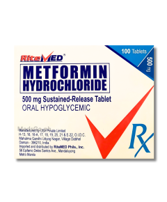 Image of RITEMED SR METFORMIN 500MG - 1 SUSTAINED RELEASE TABLET