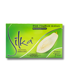Image of SILKA WHITENING HERBAL SOAP GREEN PAPAYA 135G