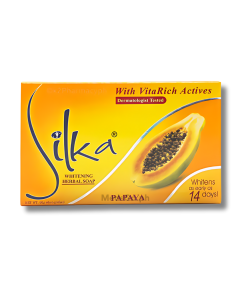 Image of SILKA WHITENING HERBAL SOAP PAPAYA 90G