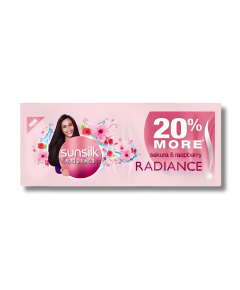 Image of SUNSILK SAKURA & RASPBERRY RADIANCE SHAMPOO SACHET 11ML 1'S