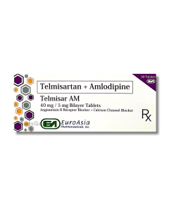 Image of TELMISAR AM TELMISARTAN / AMLODIPINE 40MG / 5MG - 1 TABLET