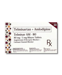 Image of TELMISAR AM - 80 TELMISARTAN / AMLODIPINE 80MG / 5MG - 1 TABLET