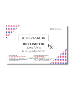 Image of BRELVASTIN Atorvastatin 20mg - 1 Tablet