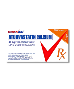 Image of RITEMED Atorvastatin 40mg - 1 Tablet
