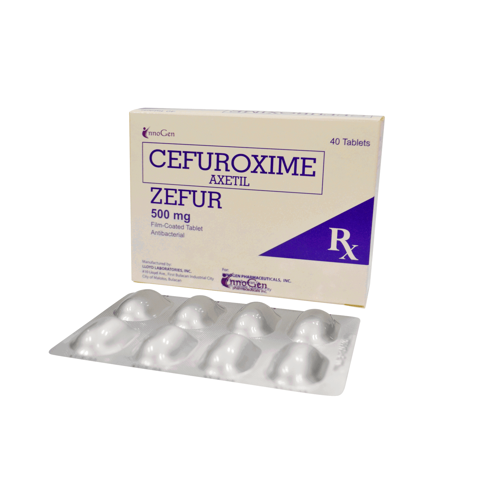 ZEFUR Cefuroxime Axetil 500mg Film-Coated Tablet 1's price in the ...