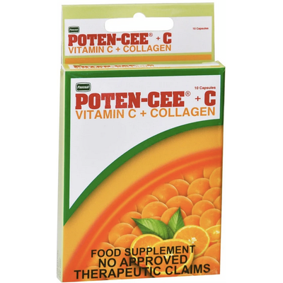 poten cee with glutathione POTEN-CEE + C Vit. C / Collagen Food Supplement Capsule 10's price in the  Philippines