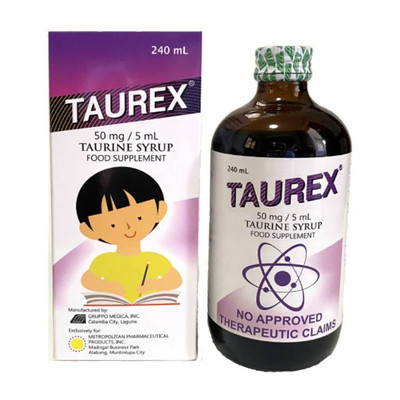 Buy Taurex taurine 50mg 5ml syrup 240ml online with MedsGo