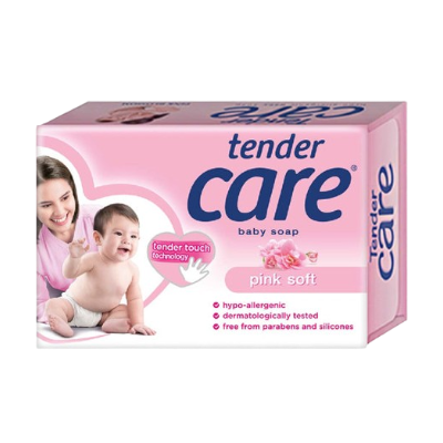 Pink baby soap sales