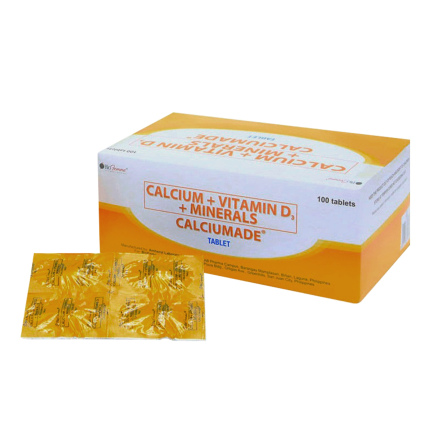 CALCIUMADE Calcium Carbonate / Cholecalciferol (Vit. D3) / Magnesium ...