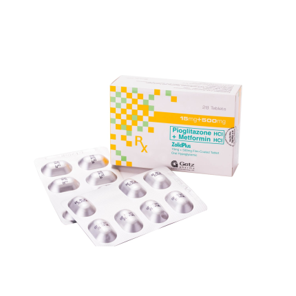 ZOLID PLUS Pioglitazone Hydrochloride / Metformin Hydrochloride 15mg ...