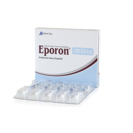 EPORON Epoetin Alfa 4,000IU / 0.4mL Solution for IV/SC Injection 0.4mL ...