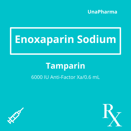 TAMPARIN Enoxaparin Sodium 6000 IU anti-Factor Xa / 0.6 mL Solution for ...