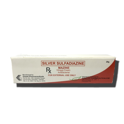 Image of MAZINE SILVER SULFADIAZINE 1% TOPICAL GEL 20G
