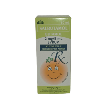 Image of BUTAMOL SALBUTAMOL 2MG / 5ML - 60ML SYRUP ORANGE