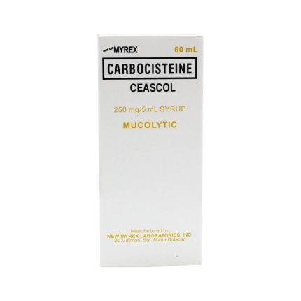 Image of CEASCOL CARBOCISTEINE 250MG / 5ML SYRUP 60ML